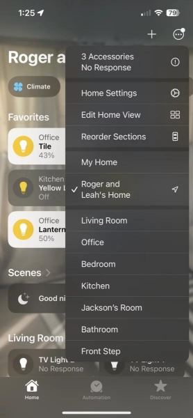 reset homekit configuration