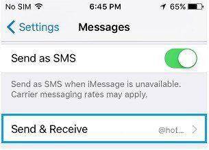 send receive