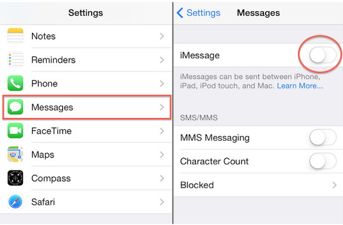 message blocking active simple mobile iphone