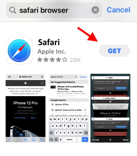 update safari