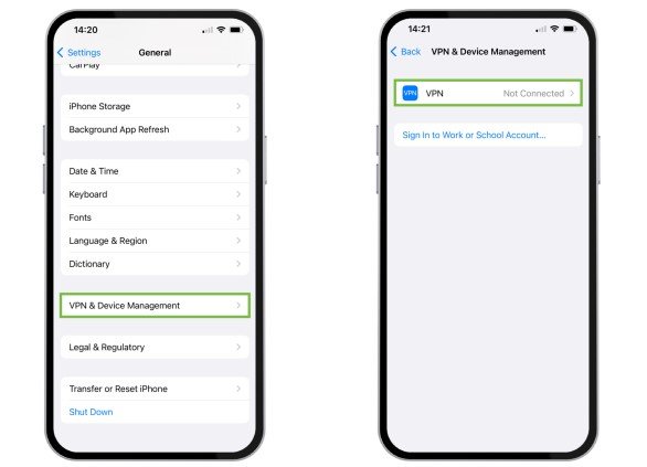 vpn device management