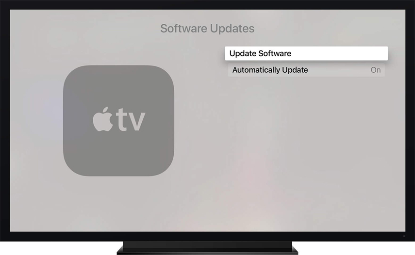 apple tv update software