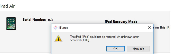 error 3600