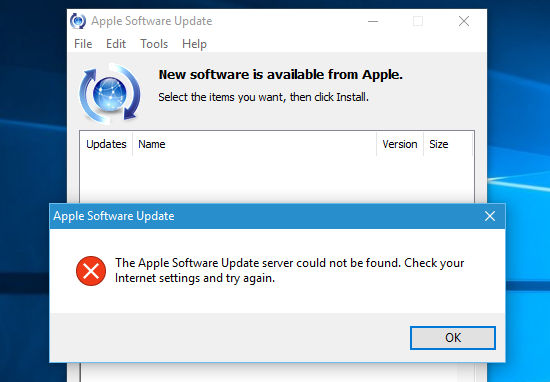 itunes windows installer package error