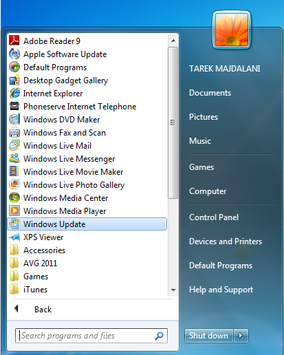 windows update all program