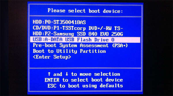 tusb3410 boot device driver win7