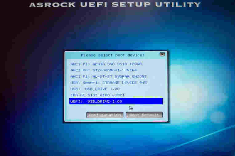 boot windows 10 from usb drive