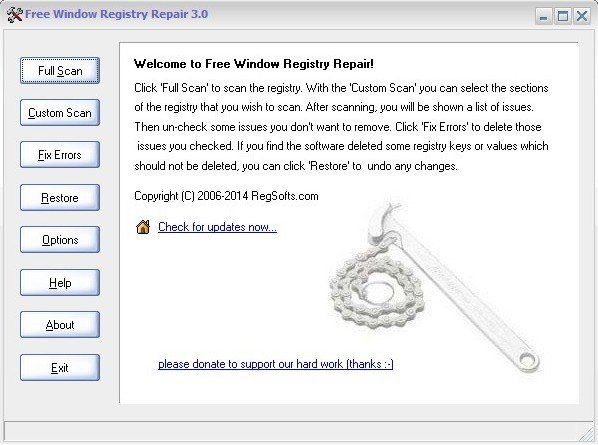 windows 7 registry repair tool