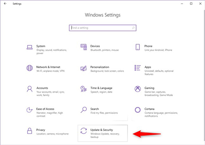Windows 10 update stuck at 0