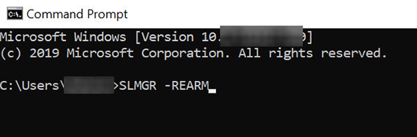 reset license and fix the not genuine message in windows