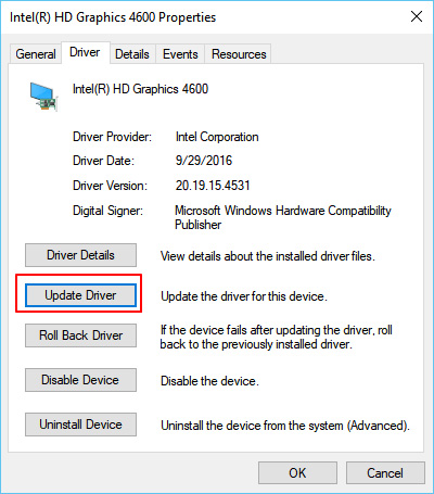 my laptop screen is black HP - update driver