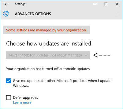 stop the windows 10 upgrade from downloading on your system
