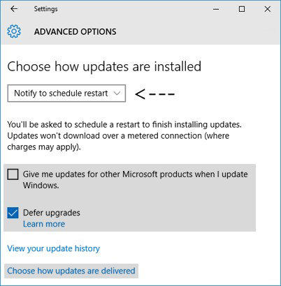 prevent windows 10 from automatically downloading updates