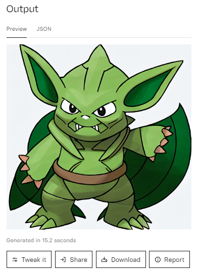 Replicate Text-to-Pokémon