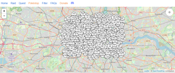 London Pokemap