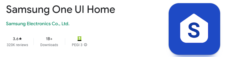 Samsung One UI Home