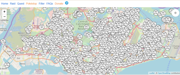 Singapore Pokemap