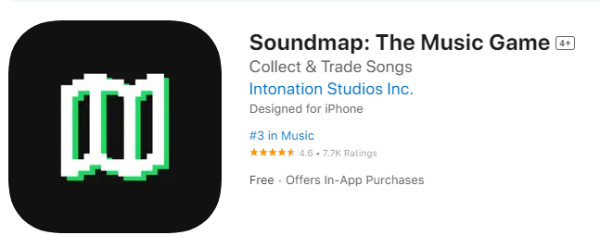 Soundmap downloaded from Apple