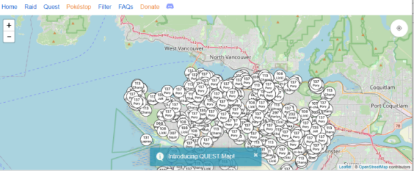 Vancouver Pokemap
