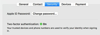 change password