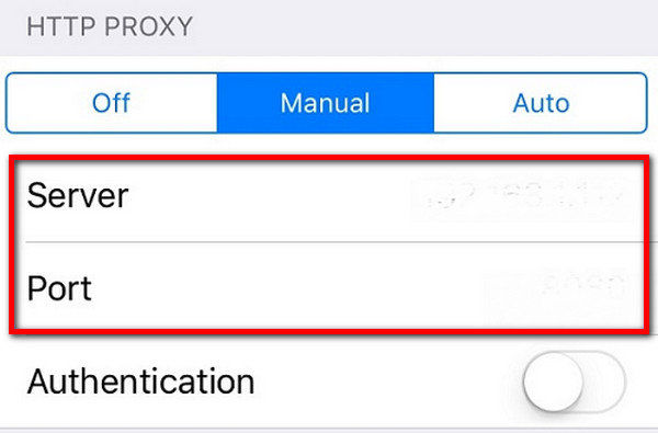 reset proxy settings