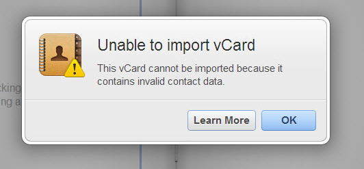 export vcard from icloud