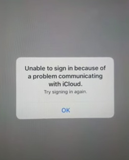 Solved: Unable to Sign in Because of a Problem Communicating with iCloud