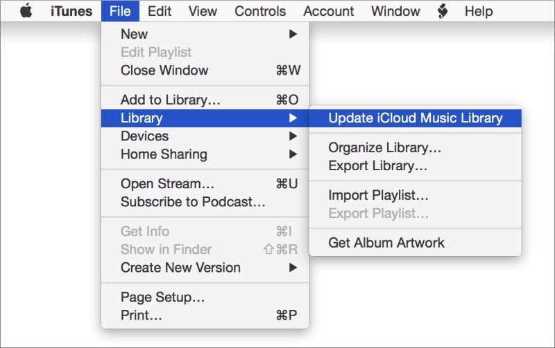 itunes no longer syncs icloud music library – update icloud music library