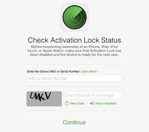 icloud serial number unlock