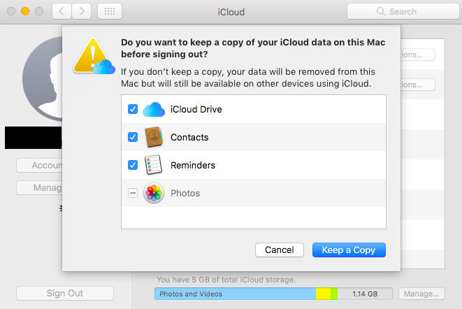 keep a copy of your data
