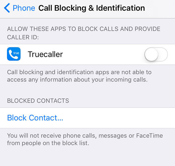 This is to call your. Iphone is blocked.