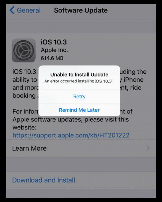Ways to Fix iOS 15/14/12/10 Update Error or Failure