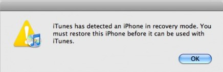 itunes recovery mode