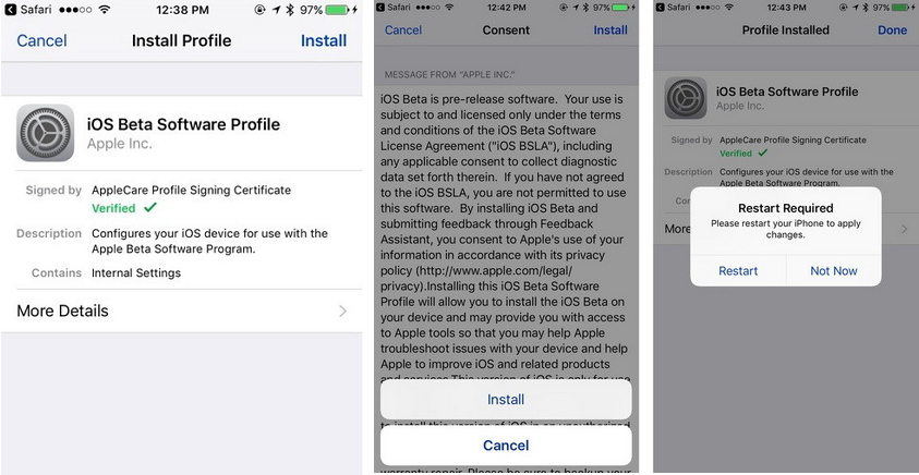 ios 14 download beta profile