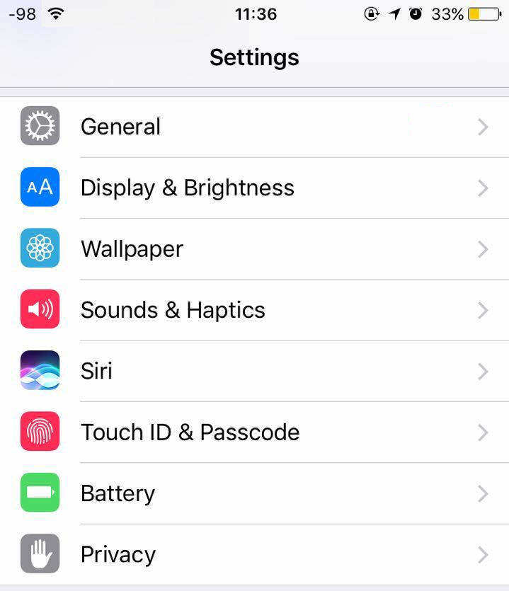 setting siri