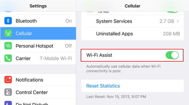 fix iphone 7 internet lag