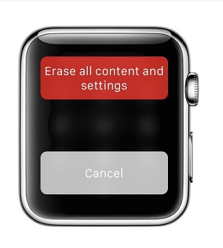 Reset my apple online watch