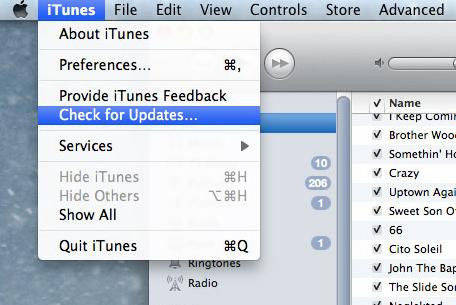 update itunes mac