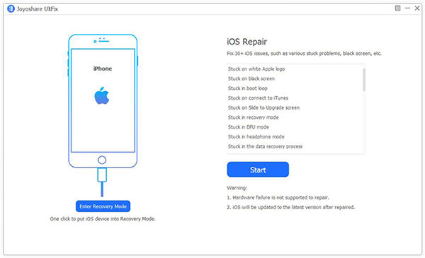 joyoshare ios repair tool
