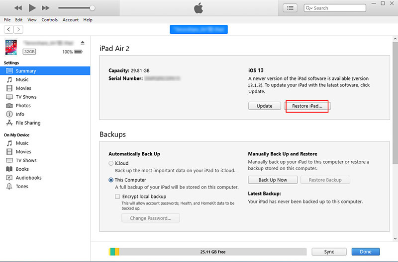How to Fix Error 75 While Updating iPad to iOS/iPadOS 14/13