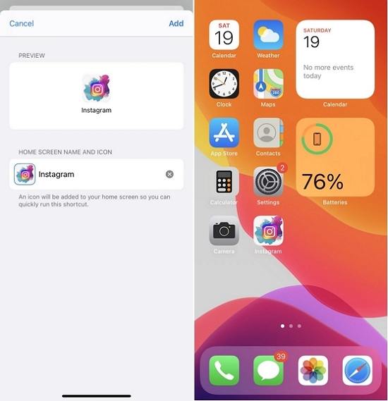 how to change app icons on ios 14 – add to home screen