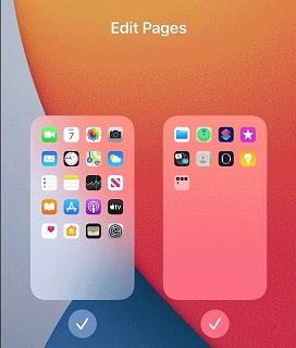 ios 14 disable app library - edit home pages