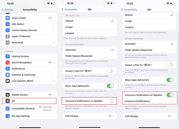 ios 16 announce notifications accessibility