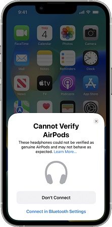 No se pueden verificar los AirPods: iOS 16 detecta AirPods falsos