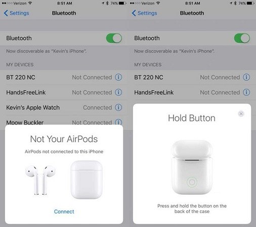 iOS 16 ha aprendido a distinguir los AirPods falsos
