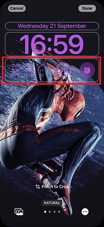 iOS 16 really complements these wallpapers : r/SpidermanPS4