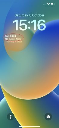 iOS 16 calendar widget not working