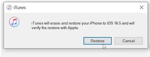 downgrade ios 17  with itunes