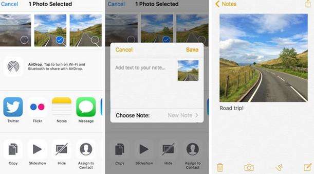 how to use ios 9 notes app new features
