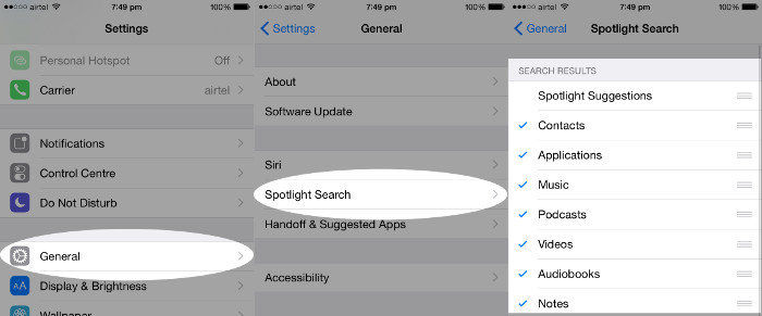 iOS 15/14/13/12/11/10/9 Spotlight Search not Working Properly: How to Fix